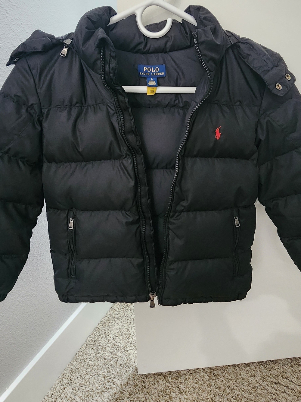 Ralph Lauren Boys’ Black Winter Coat Size 6
